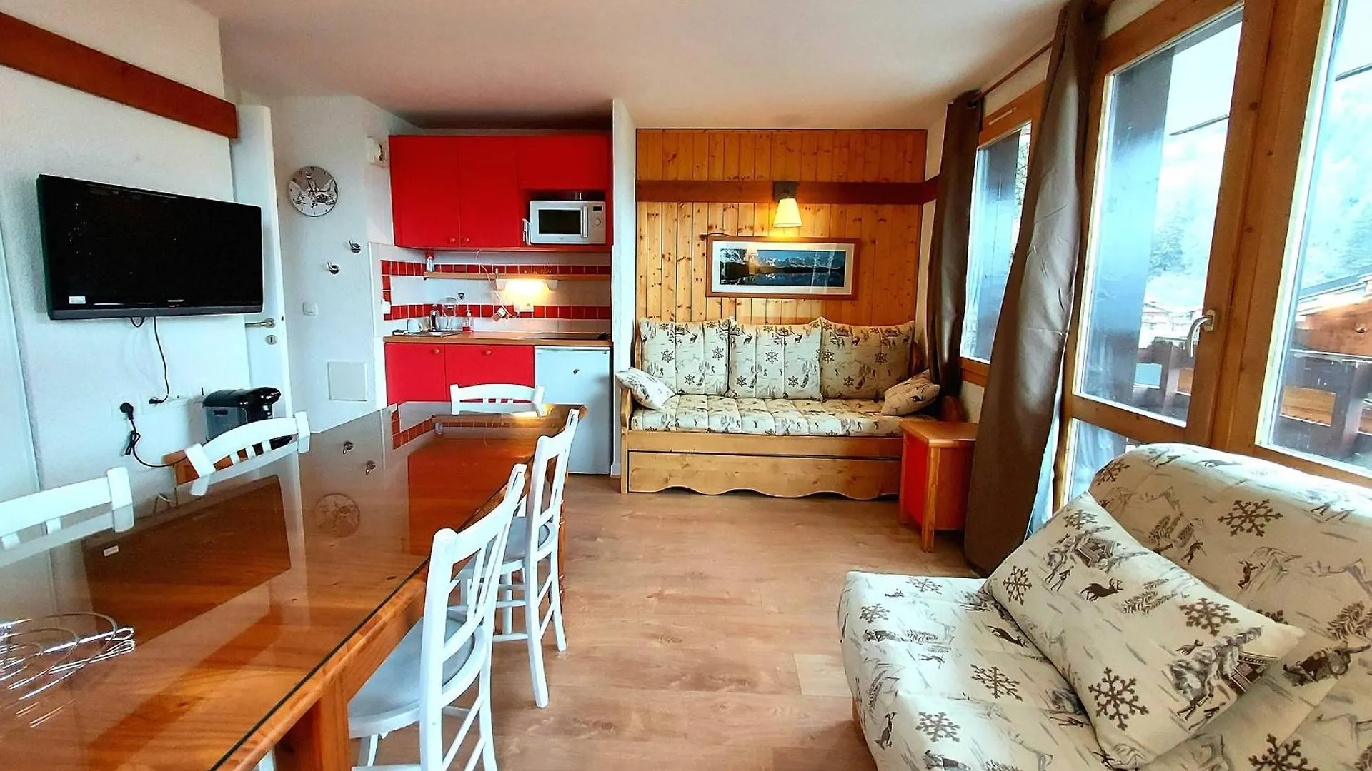Apartment Charmant 2P Renove Avec Balcon, Proche Commerces, Casier A Ski Et Parking, Plagne 1800 - Fr-1-351-160 La Plagne-Tarentaise